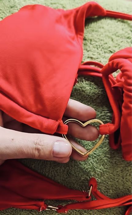 Яскраве червоне нове міні бікіні купальник жіночий новий дуже якісний