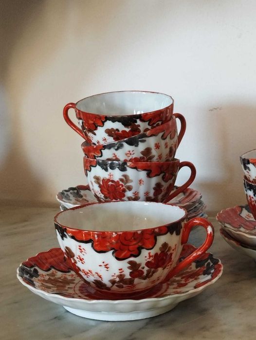 Conjunto Chá Antigo Oriental