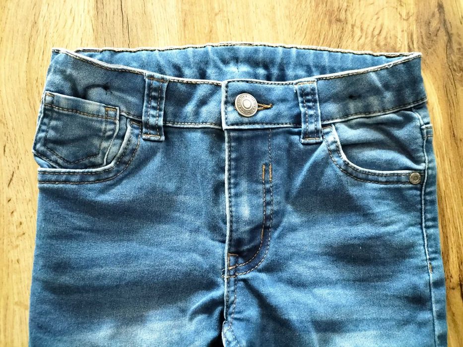 Jeansy skinny elastyczne rozm.128