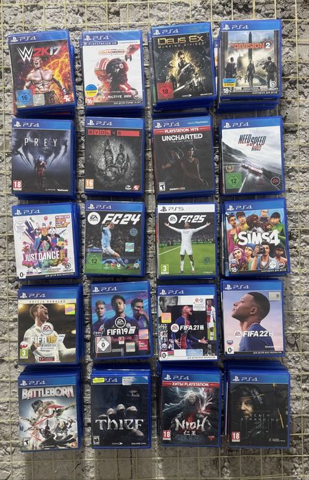 Playstation 4 ps5 ігри диски в асортименті великий вибір