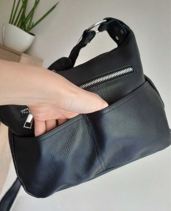 Шкіряна жіноча сумка, Кожаная женская сумка