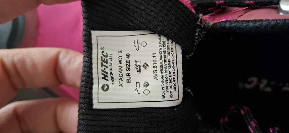 Damskie buty trekkingowe HI-TEC rozmiar 40