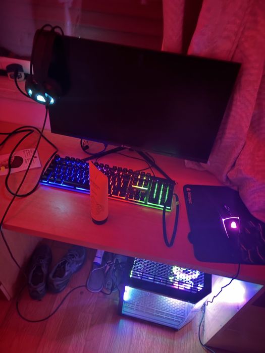 PC gamer e teclado e Mouse