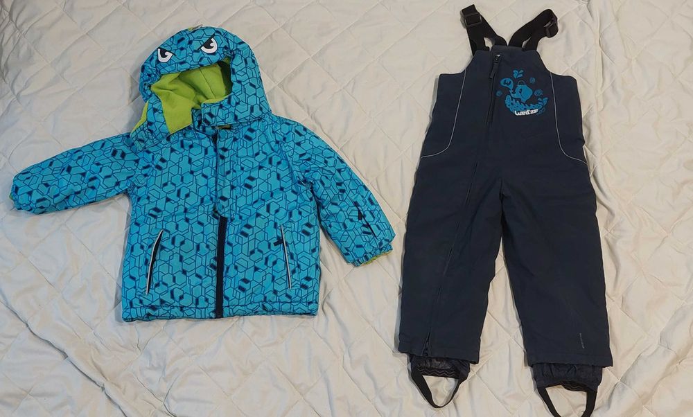 kurtka i spodnie zimowe, 2 częściowy r. 98-104