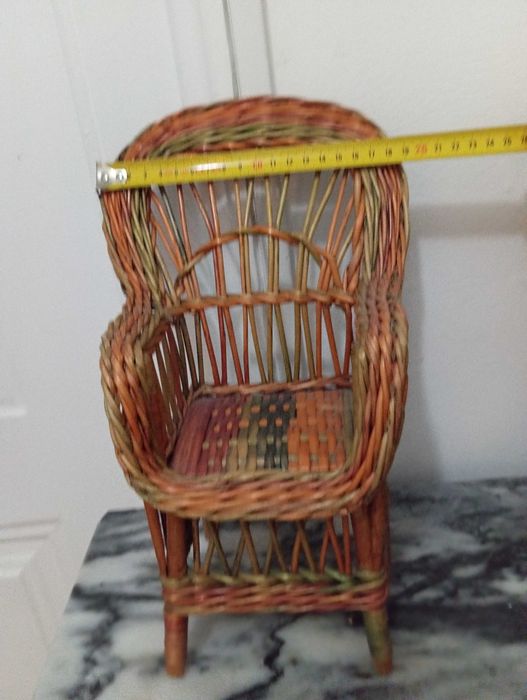 Mobília de jardim em verga