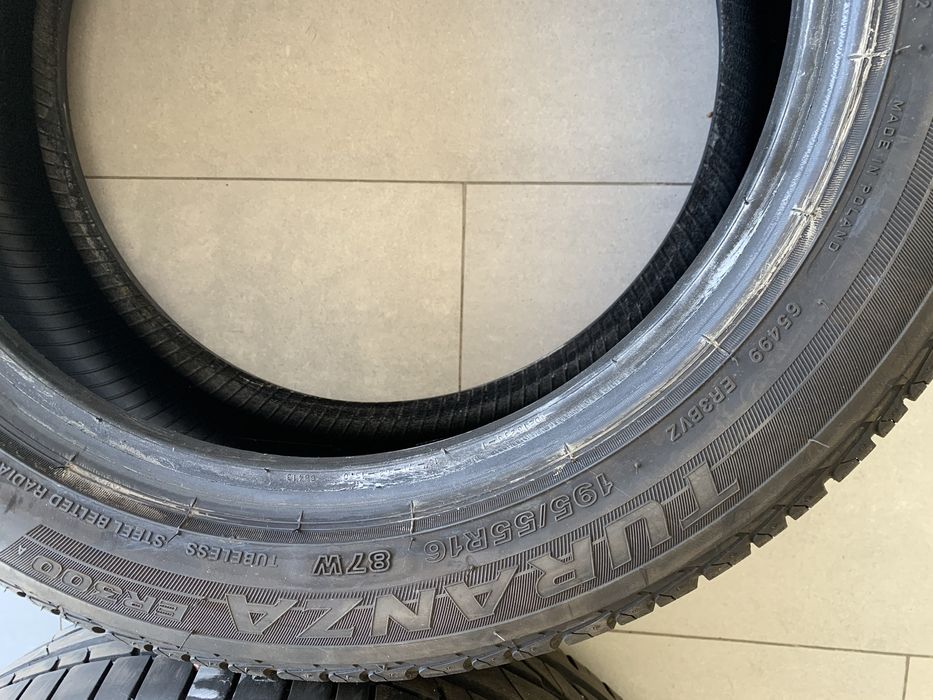 2 Pneus Bridgestone Turanza ER300 195/55 R16 RunFlat