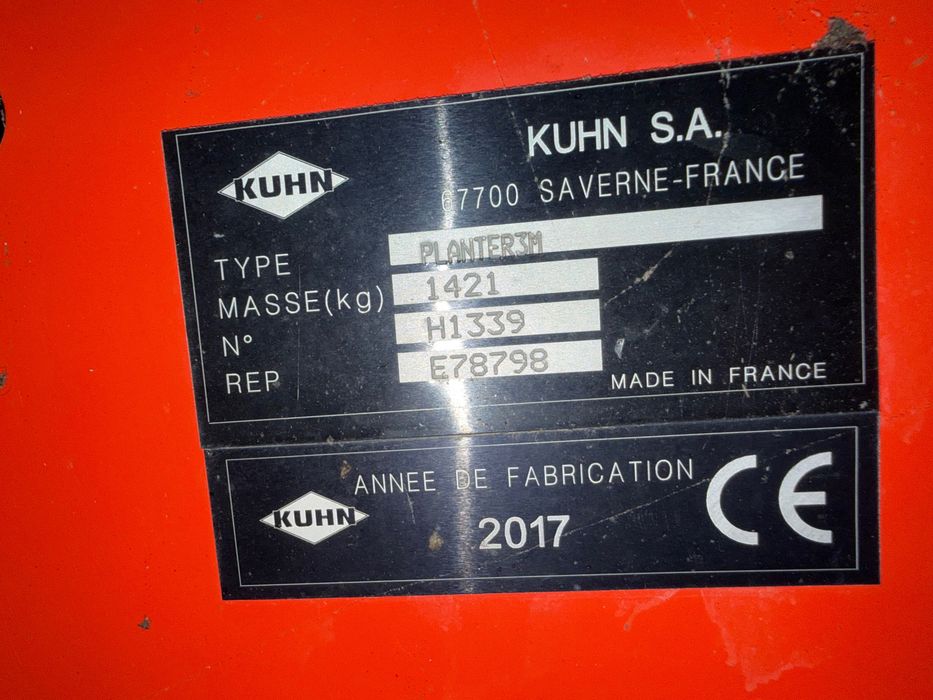 Siewnik Kuhn planter 3m 2017r do rzepaku 4 komplety tarcz