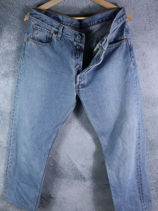 Levi's 501 męskie spodnie jeansy straight regular fit proste W32 M