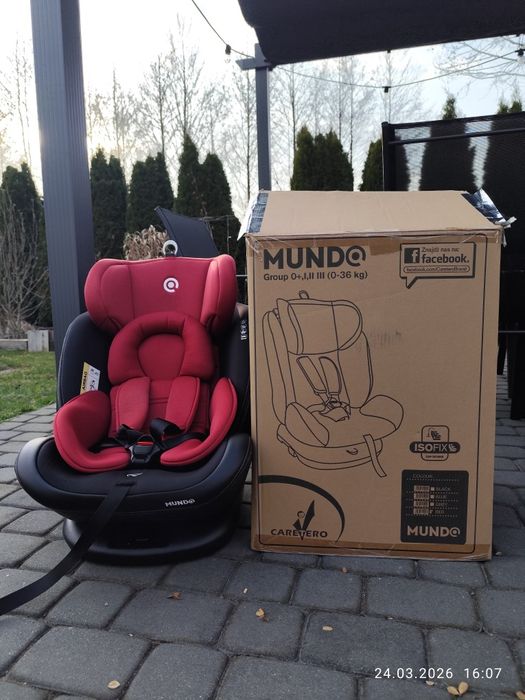 Fotelik 0-36kg Caretero Mundo