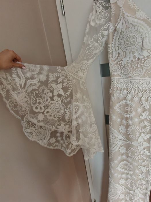 Suknia ślubna DAMA Couture Pocahontas | Rozmiar S / 173 cm + 5 cm | Stan Idealny