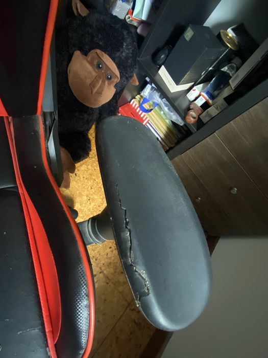 Cadeira gaming Alpha Gamer Pollux Vermelha e Preta