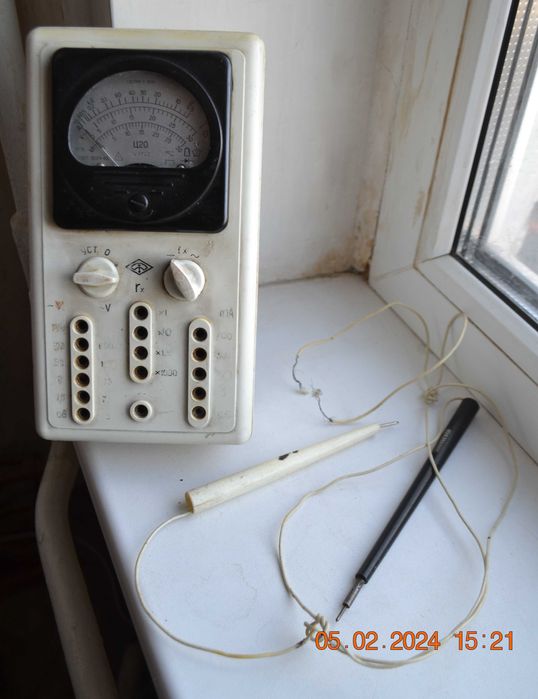 Ц20 (Ц-20, цешка). Ампервольтомметр (мультиметр). СССР. 1973. №148790