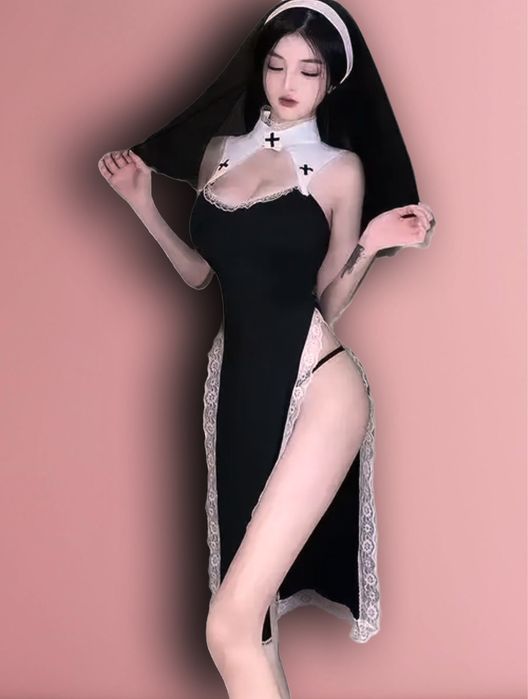 Вбрання сексуальне монахиня. Нове.