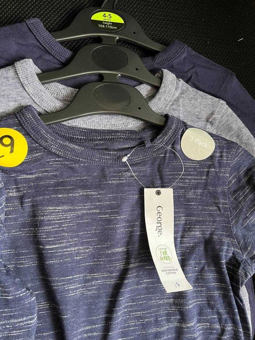 Набір регланів 3шт George 4-5 (104-110)