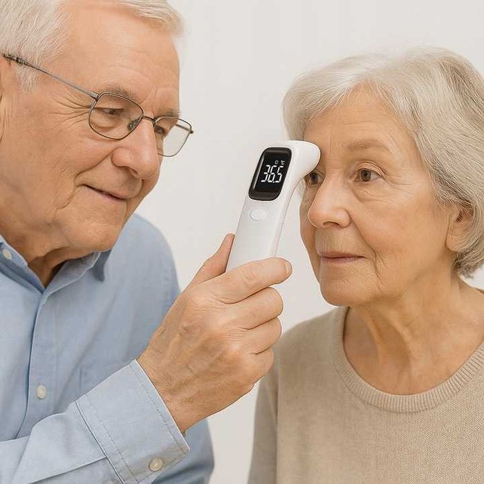 TERMOMETR Bezdotykowy medyczny lekarski do pomiaru temperatury ciała