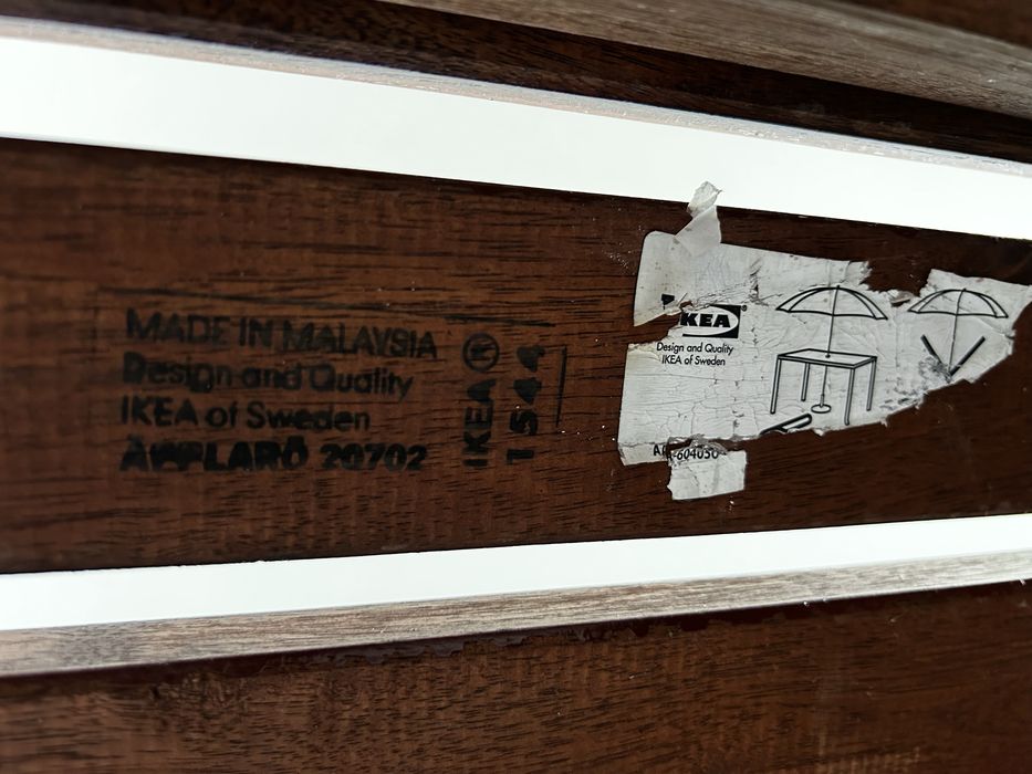 Conjunto de mesa em madeira para exterior do IKEA