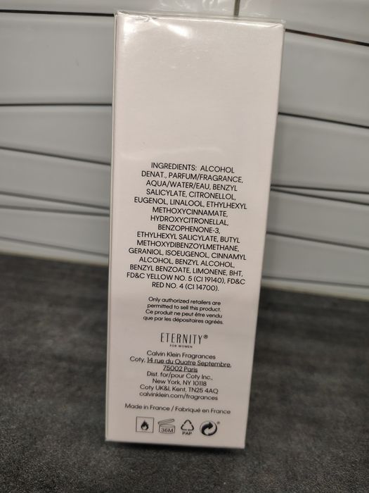 Woda perfumowana Eternity Calvin Klein 50ml