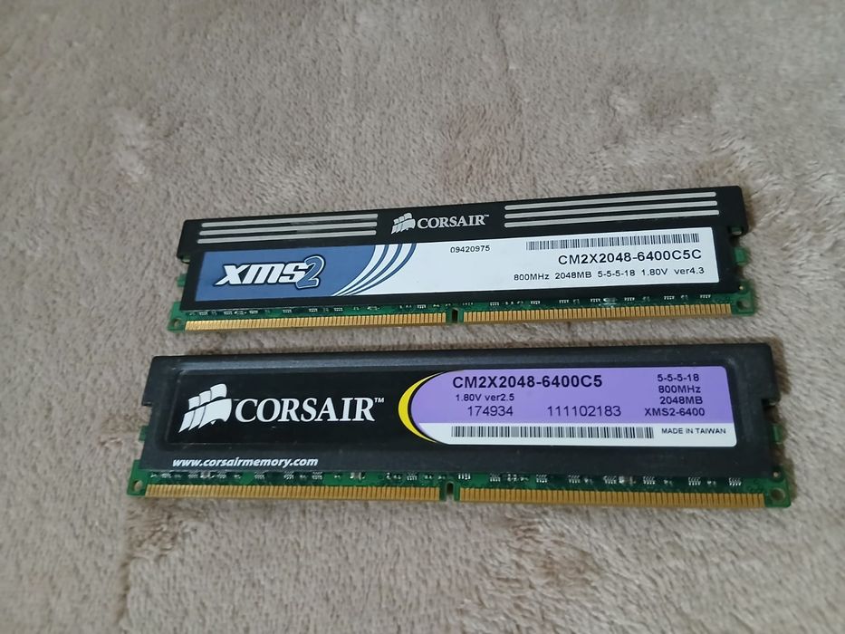 Corsair xms2 pamięć ram 2gb