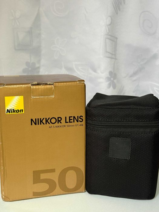 obiektyw Nikkor AF-S 50mm f/1.4G super stan!