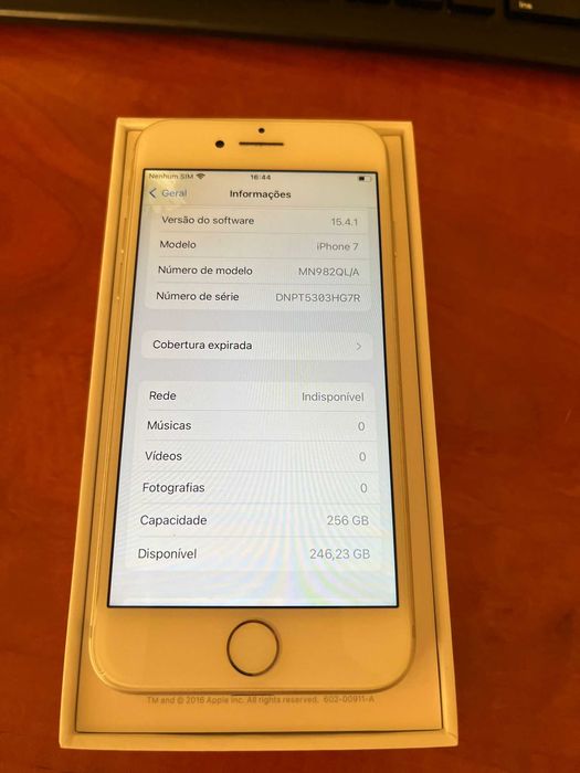 iPhone 7, 256gb, silver