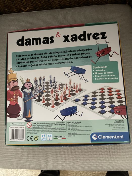 Damas e Xadrez Clementoni