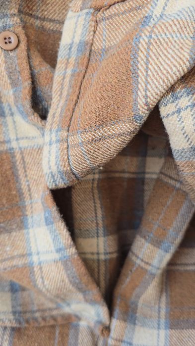 Жіноча котонова сорочка в клітинку , фланель, рубашка