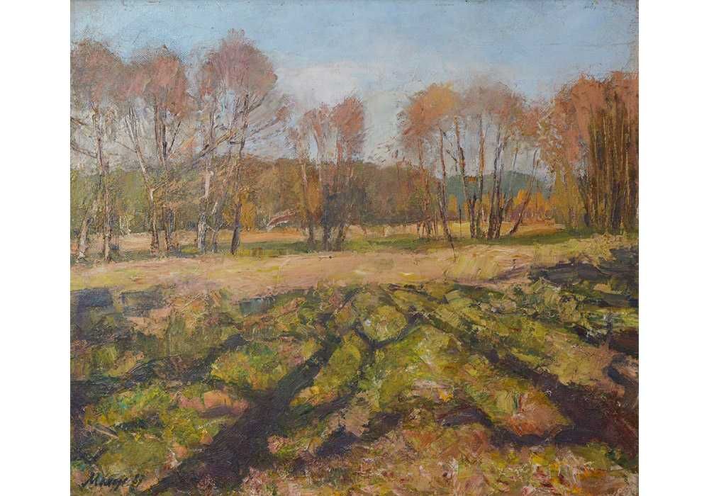 Заслуженный ХУ Мохор Юрий (1922-1997) Пейзаж с деревьями 71*60