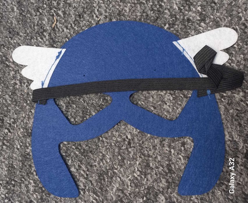 Peleryna i maska Kapitan Ameryka przebranie na bal dla 3-4 latka