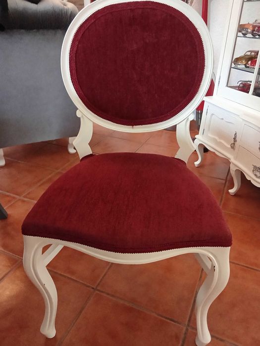 Cadeiras vintage sala conjunto de 4