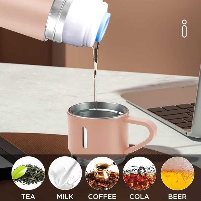 Leve o café sempre consigo. Oferta/presente garrafa térmica. Novas.
