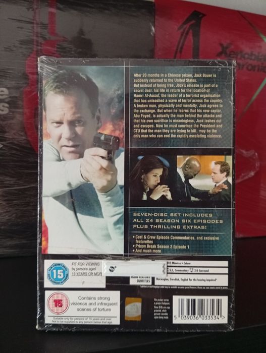 Dvd box 24 season 6 novo