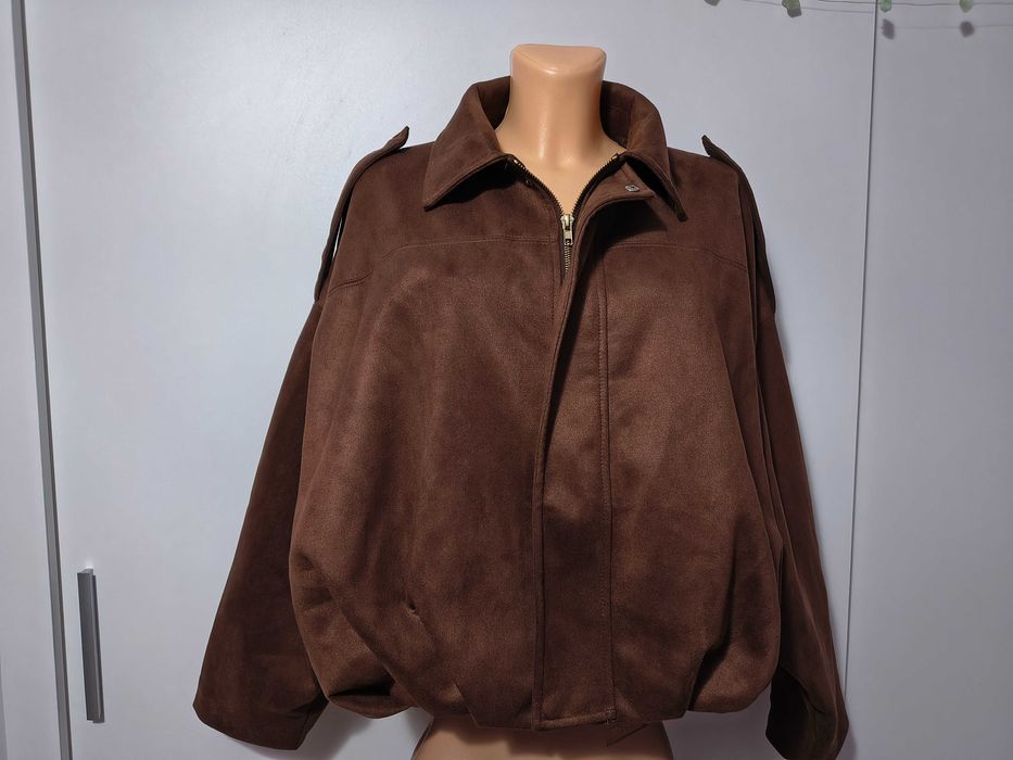 Kurtka damska bomberka zamszowa roz.L/40