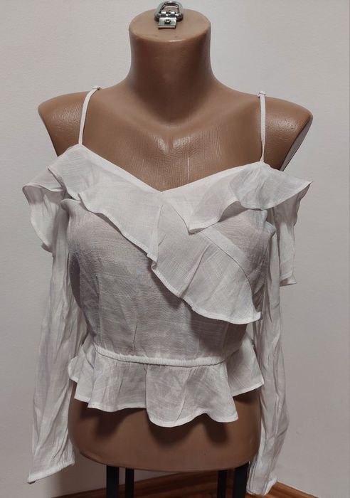 Biała bluzka,rozmiar  38,cena 15zł