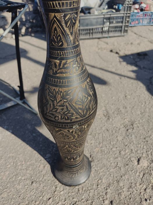 Ваза латунь статуэтки