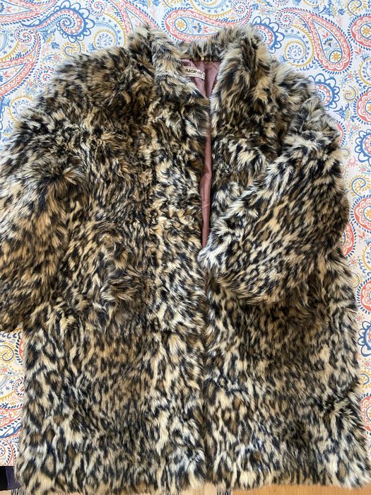Casaco de pelo sintetico, leopardo.