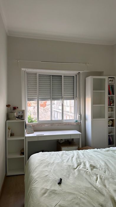 Armário + secretária + movél + estante + 3x cubo IKEA (novo+personalizado)