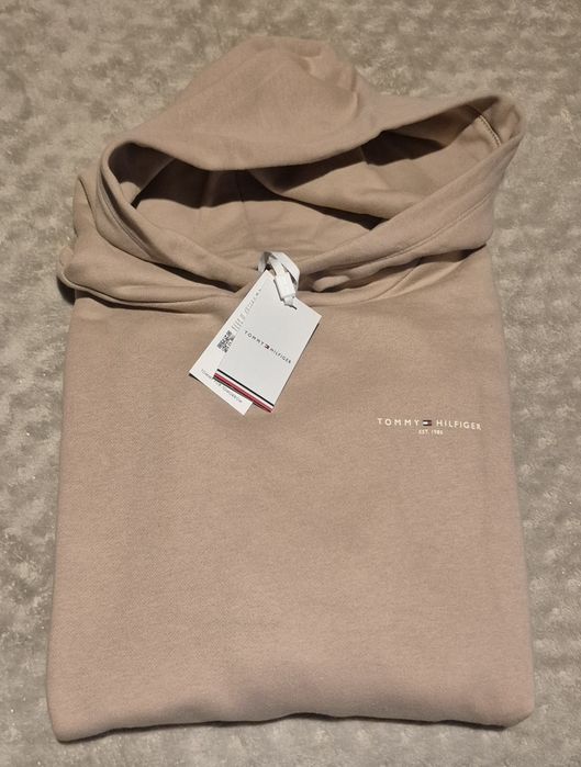 Hoodie creme Tommy Hilfiger
