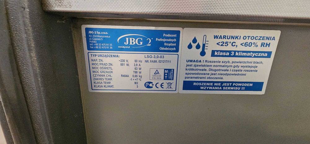 Lada chłodnicza JBG 2