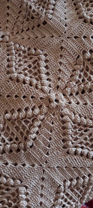 Colcha em crochet 2,00x2,50cm