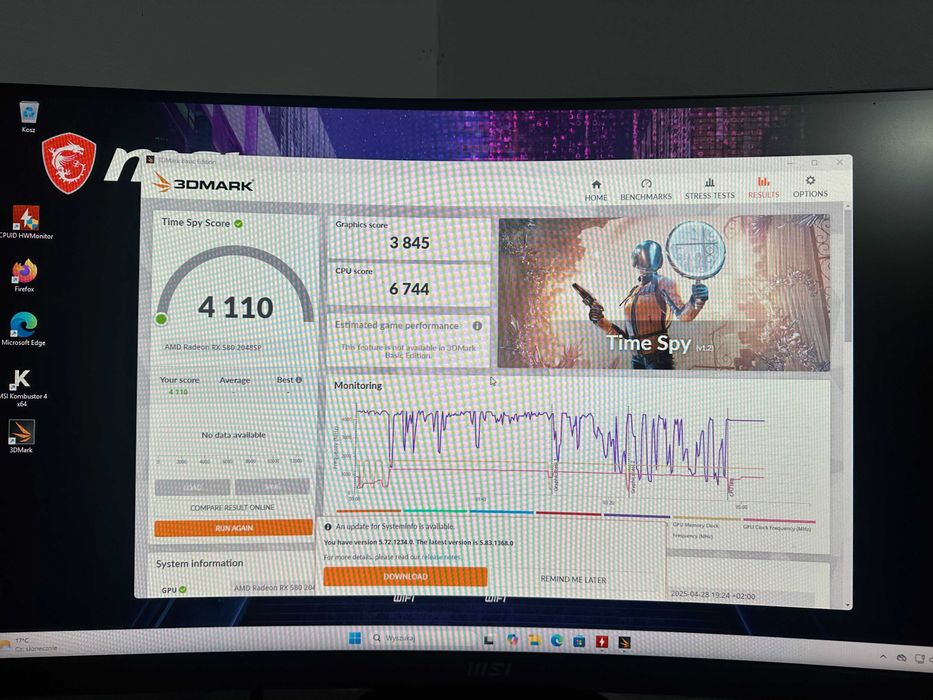 Komputer gamingowy Intel  / RX 580 OC /16 GB 512GB FV23% Gwarancja 24M