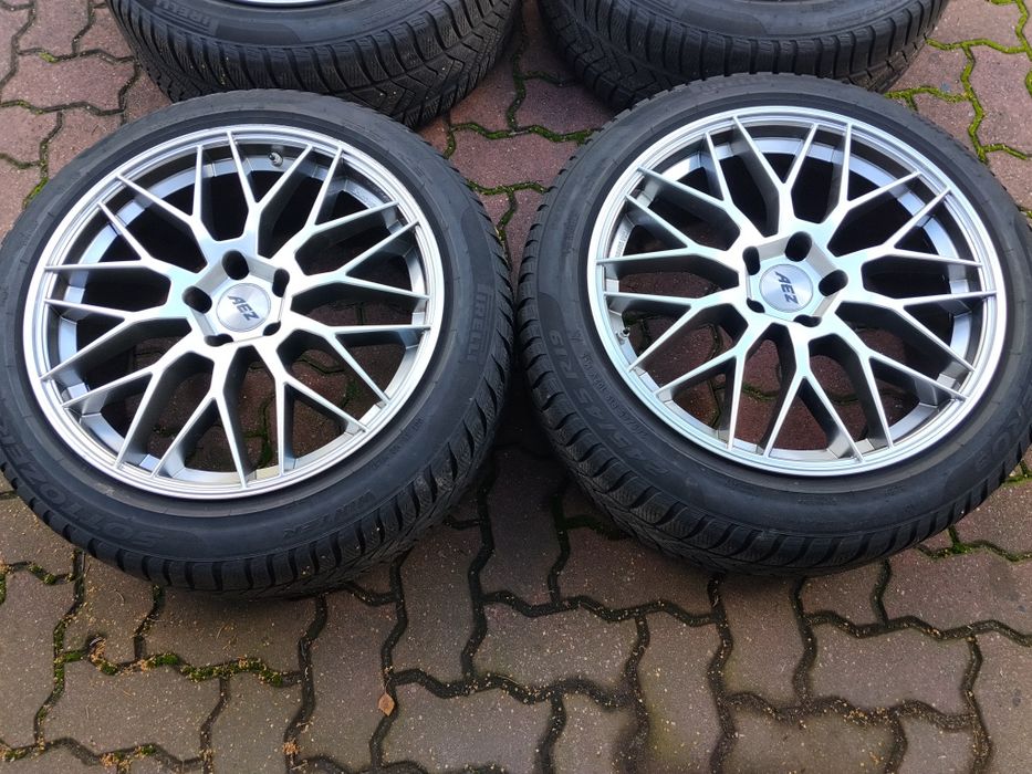 Felgi 19 AEZ Crest 5x112 ZIMA Audi Mercedes VW  Seat Skoda 245 45R19 Pirelli