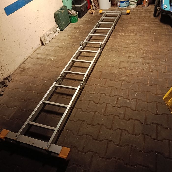 Solidna drabina aluminiowa składana