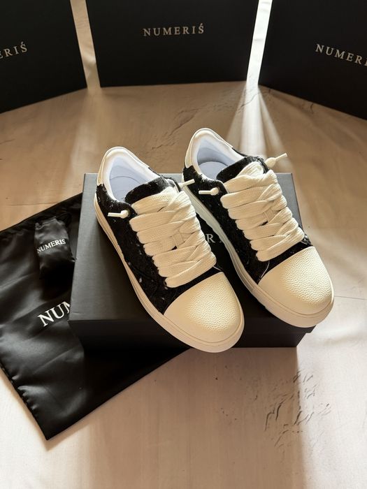 NUMERIS Atelier Acrylic Sneakers нумеріс ателі Denim/ денім чорні
