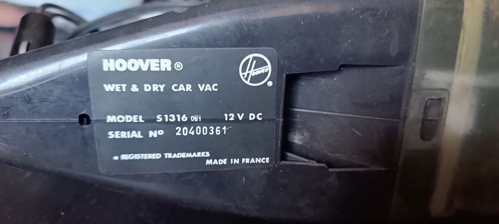 Aspirador de Automóvel Hoover