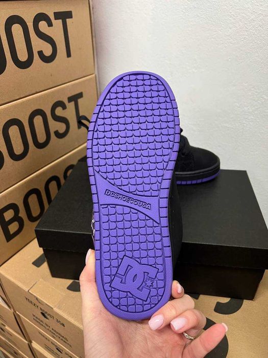 Женские кроссовки DC Shoes Court Graffik "Black Purple" 36-41