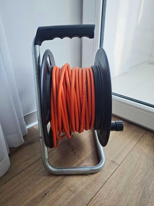 Удлинитель на катушке Dnipro-M SE4 (20м/3х1.5 мм²) — 100% Медь