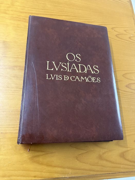 Livro edicao de luxo de OS LUSIADAS,a obra prima de Luis de camões