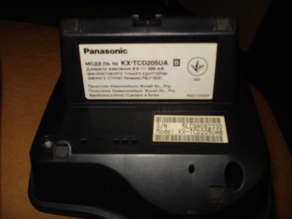 Радиотелефон Panasonic трубка стационарный телефон, на батарейках