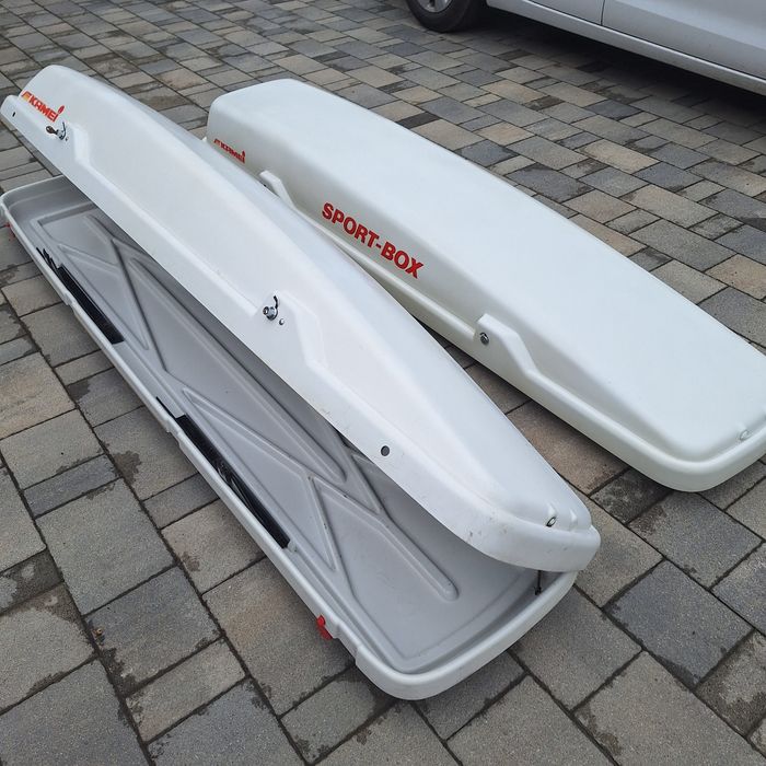 Ładny bagażnik , box dachowy  kamei 55x225 cm  Ostrzeszów