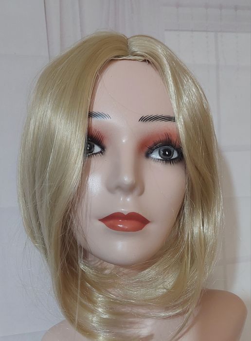 Peruka złoty blond